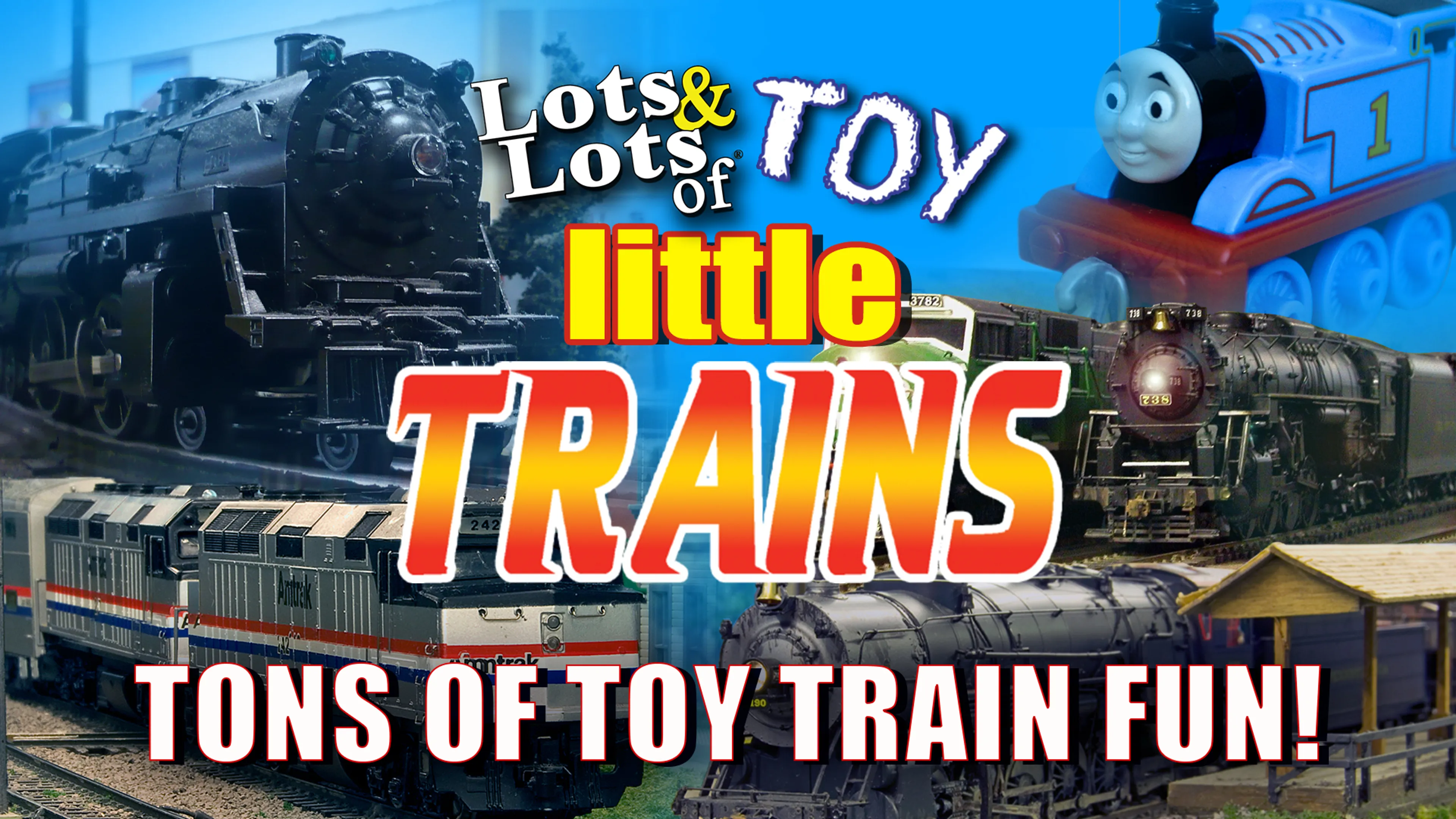 Lots & Lots of Little Toy Trains: Tons of Toy Train Fun poster